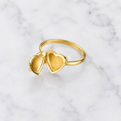 Heart Locket Ring