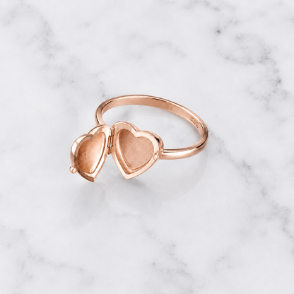Heart Locket Ring